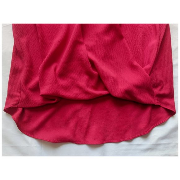 BCX Candy Red Lace Halter Neck Wrap Top L - Picture 5 of 8